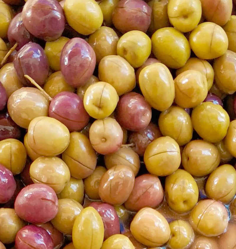 Renkli Çizik Zeytin - 2kg