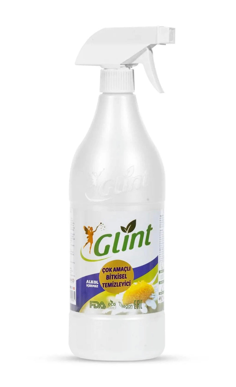 Glint %100 Bitkisel Çok Amaçlı Temizleyici (Vegan Leke Çıkarıcı - Yağ Çözücü )- 1L